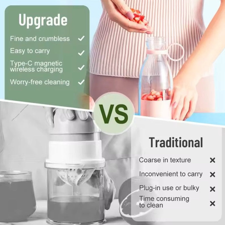 FreshJuiceWave™ Portable Wireless Smoothie Blender