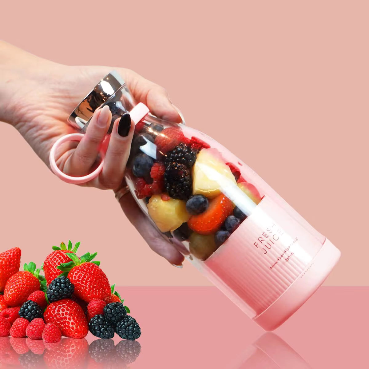 FreshJuiceWave™ Portable Wireless Smoothie Blender